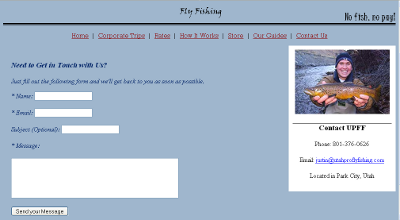 Websites: Fishing Website
