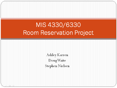 Projects: Room Request Project